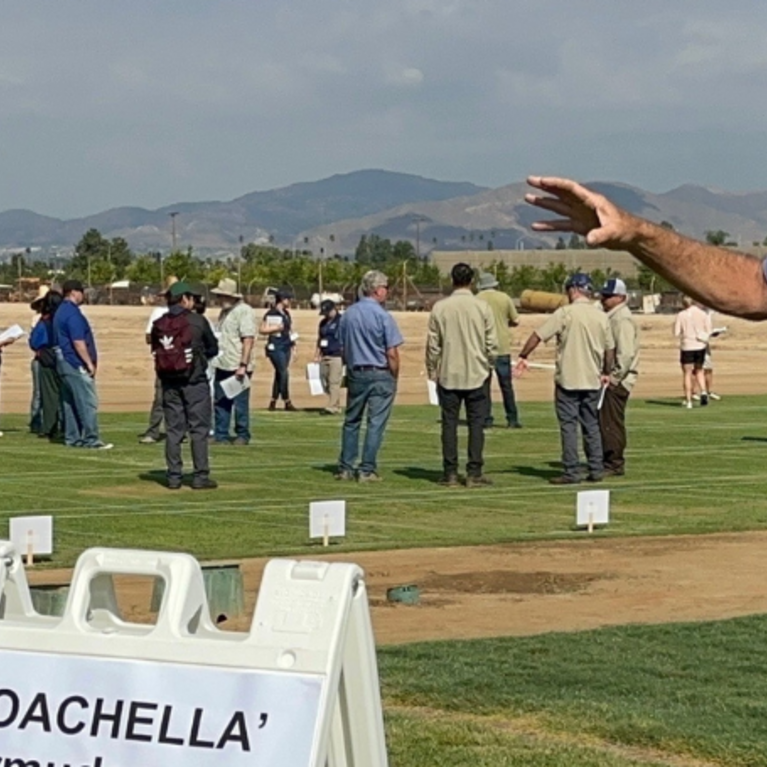 Jim Baird at Turfgrass Field Day 2026