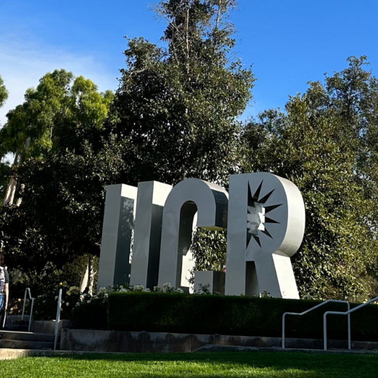 UCR sign and bell tower