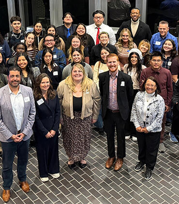 Attendees of the Dinner with Alumni: Science Careers Beyond Healthcare event