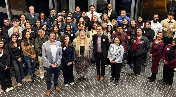 Attendees of the Dinner with Alumni: Science Careers Beyond Healthcare event