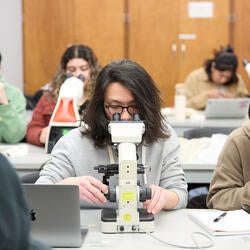 Undergraduate Majors Genetics and Molecular Biotechnology Students in a Lab.