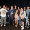 Adam Riess with UC Riverside students.