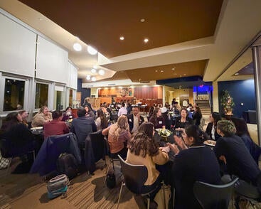 Guests at the Dinner with Alumni: Science Careers Beyond Healthcare event