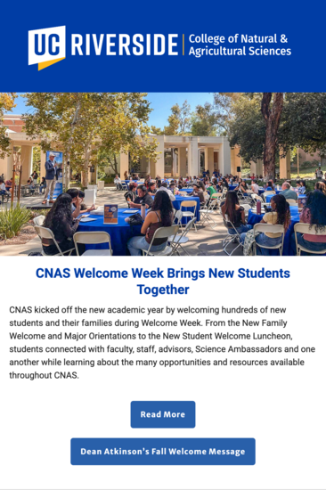 CNAS Newsletter September 24, 2026