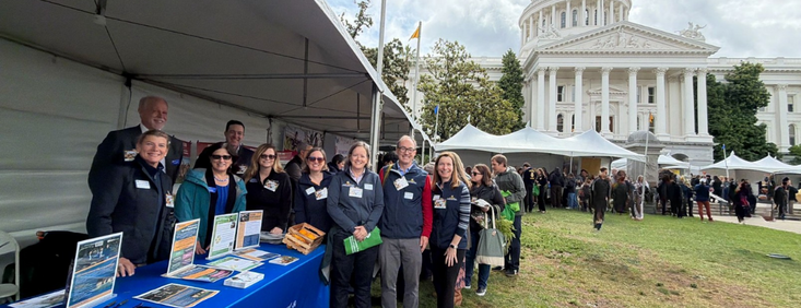 eter Atkinson, Dean of UC Riverside CNAS, and Ashley Stokes, Dean of the UC Davis College of Agricultural and Environmental Sciences, joined faculty and staff from both universities during California Agricultural Day at the Capitol in Sacramento.